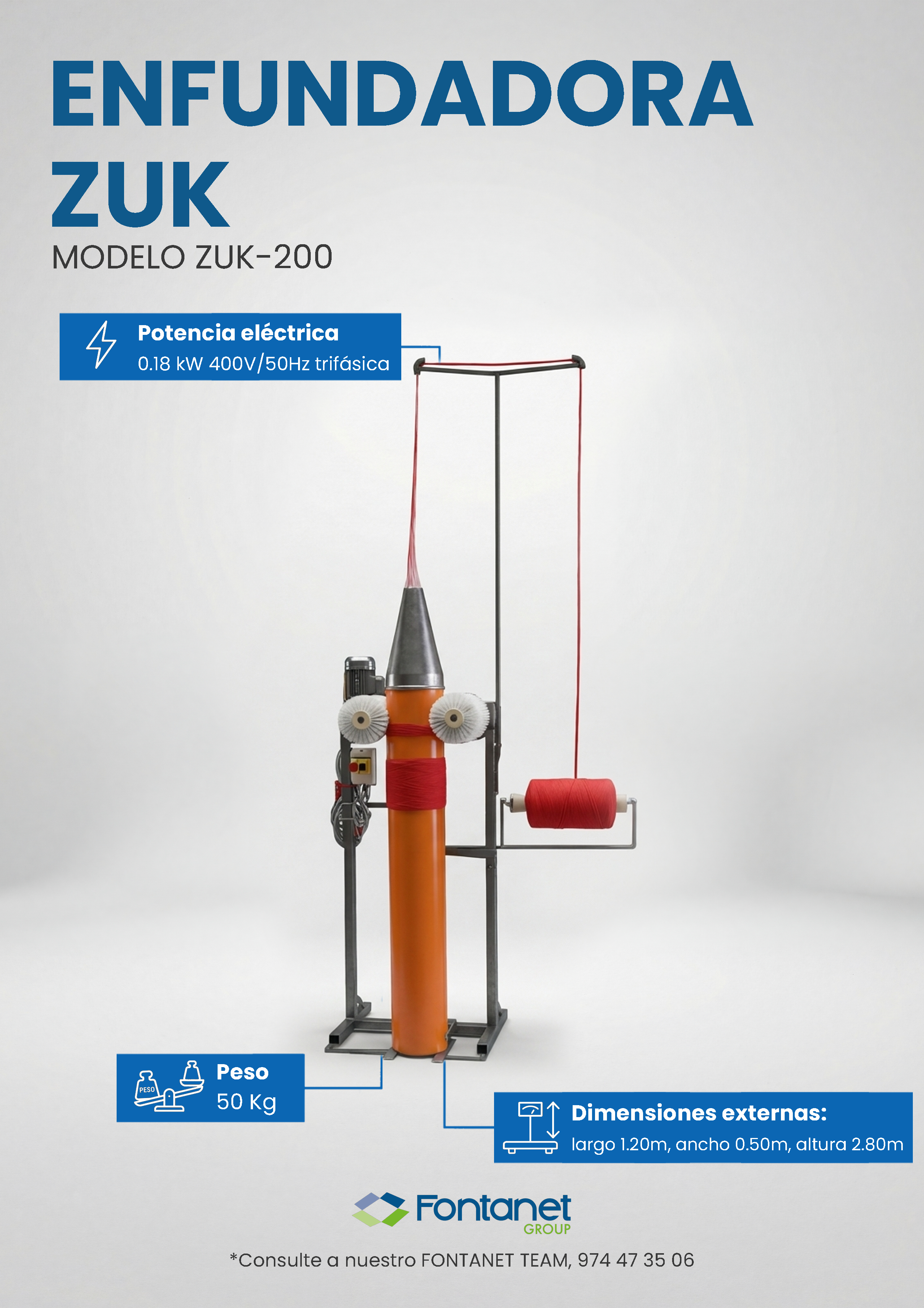 Enfundadora ZUK-200 - Enfundadora automática ZUK-200 para fundas y bolsas